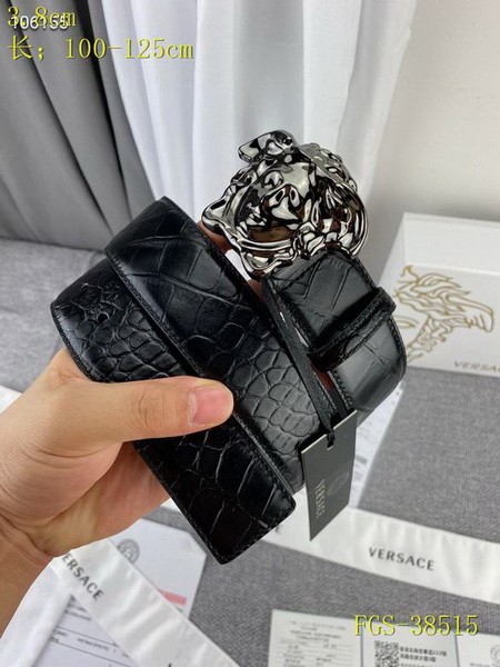 Super Perfect Quality Versace Belts(100% Genuine Leather,Steel Buckle)-1544