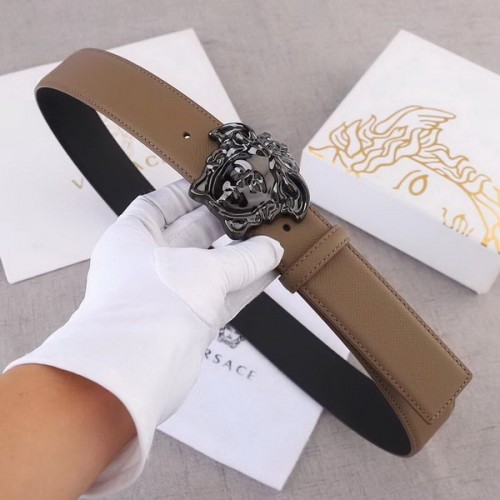 Super Perfect Quality Versace Belts(100% Genuine Leather,Steel Buckle)-298