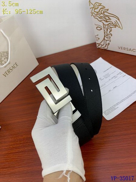 Super Perfect Quality Versace Belts(100% Genuine Leather,Steel Buckle)-596