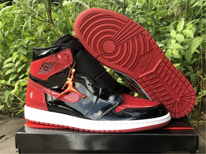 Authentic Air Jordan 1 High OG “Bred Patent”