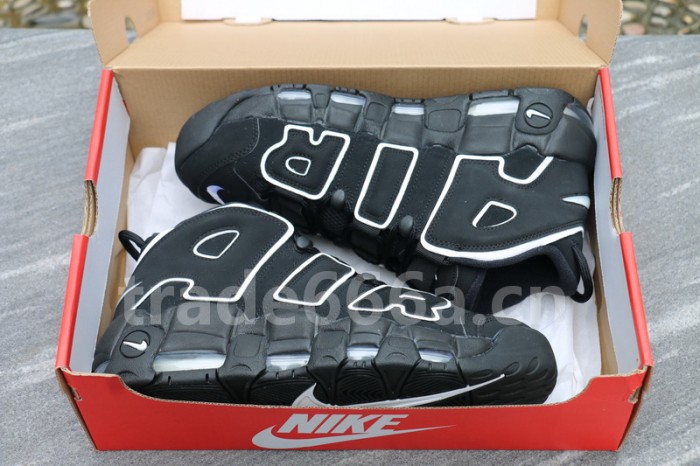 Authentic Nike More Uptempo “Black/White”
