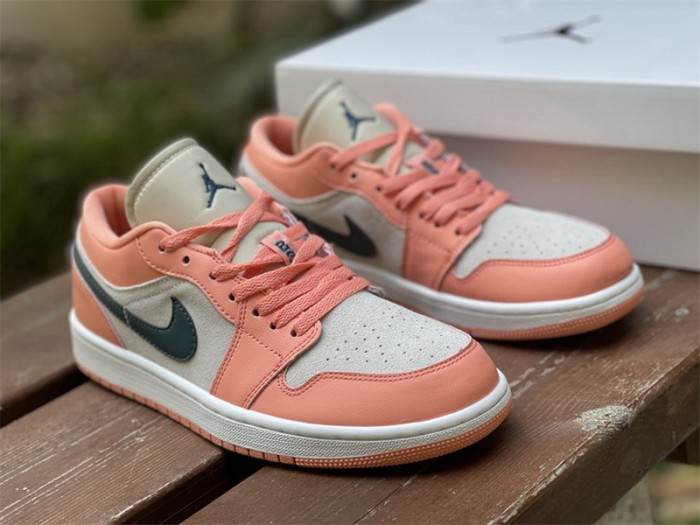 Authentic Air Jordan 1 Low “Light Madder Root”