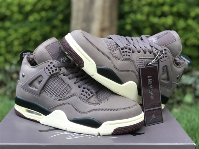 Authentic A Ma Maniére x Air Jordan 4 “Violet Ore”