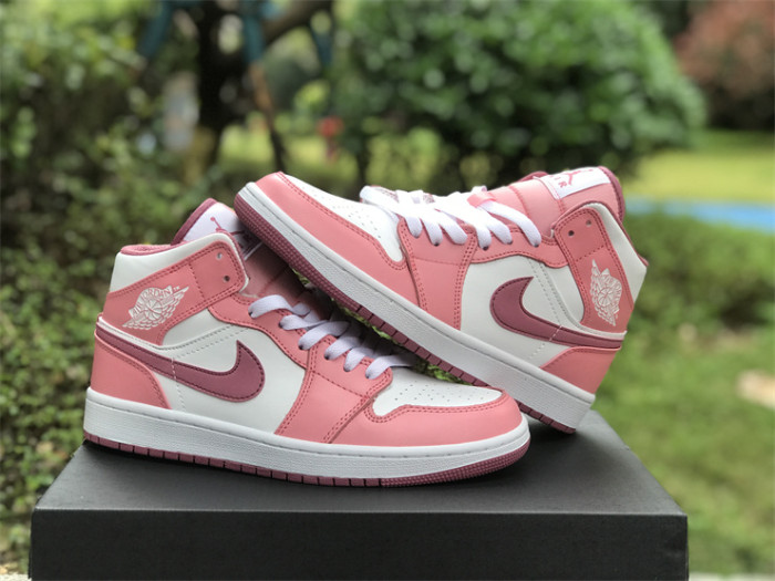 Authentic Air Jordan 1 Mid “Valentine's Day”