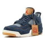 Levis x Air Jordan 4 Retro Navy