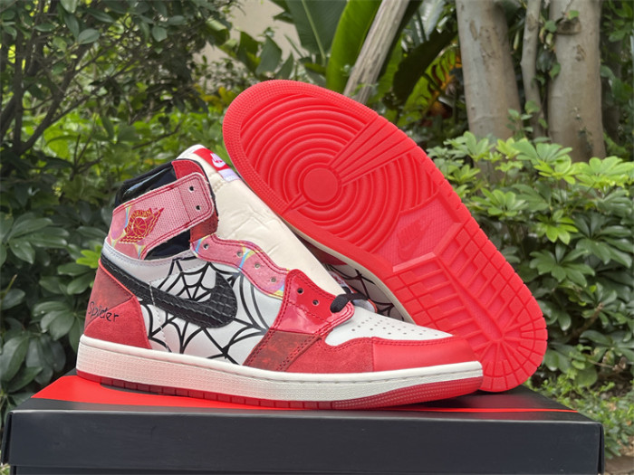 Authentic  Air Jordan 1 High OG “Spider-Verse” Custom