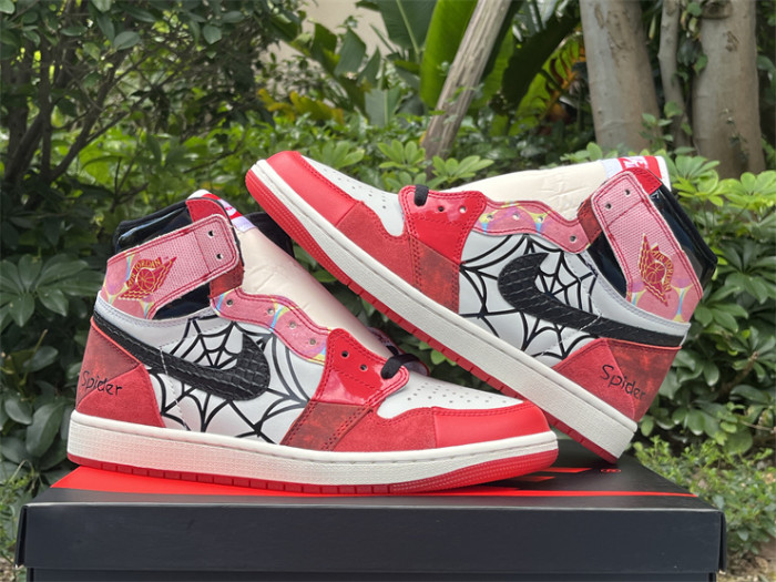 Authentic  Air Jordan 1 High OG “Spider-Verse” Custom