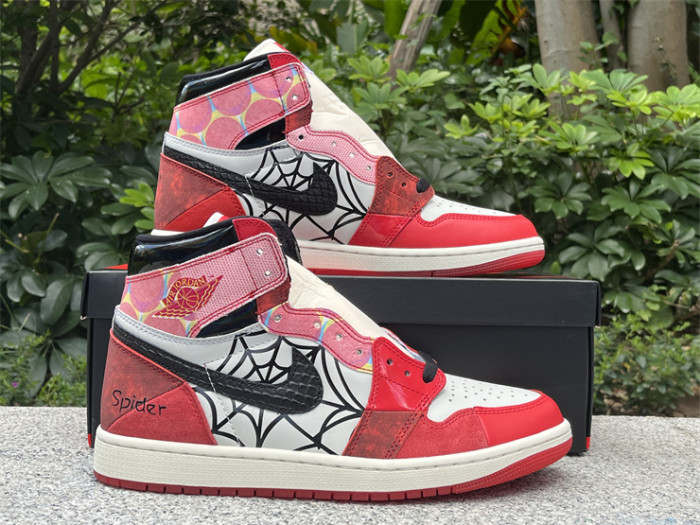 Authentic  Air Jordan 1 High OG “Spider-Verse” Custom