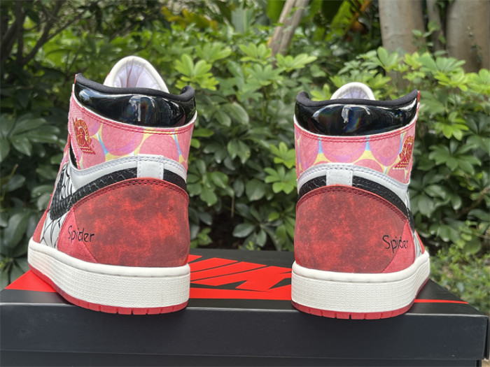 Authentic  Air Jordan 1 High OG “Spider-Verse” Custom