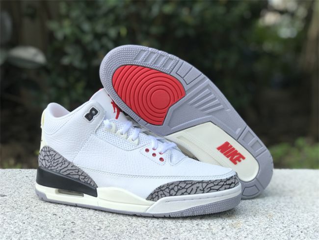 Authentic Air Jordan 3 “White Cement Reimagined”  GS