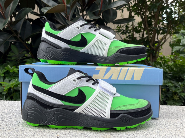 Authentic Travis Scott x Nike Zoom Field Jaxx  Fluorescent Green