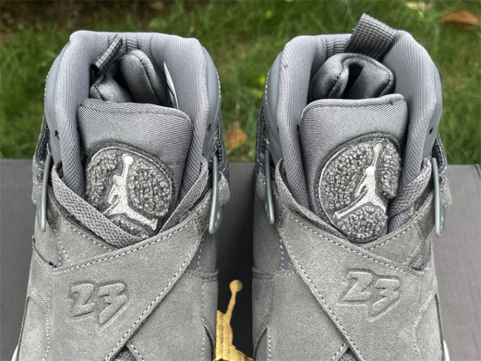 Authentic  Air Jordan 8 “Cool Grey”