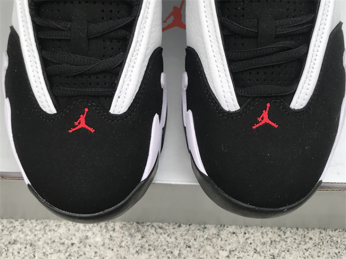 Authentic Air Jordan 14 “Black Toe”  2024