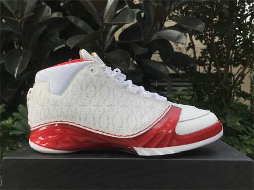 Authentic  Air Jordan 23 White Varsity Red