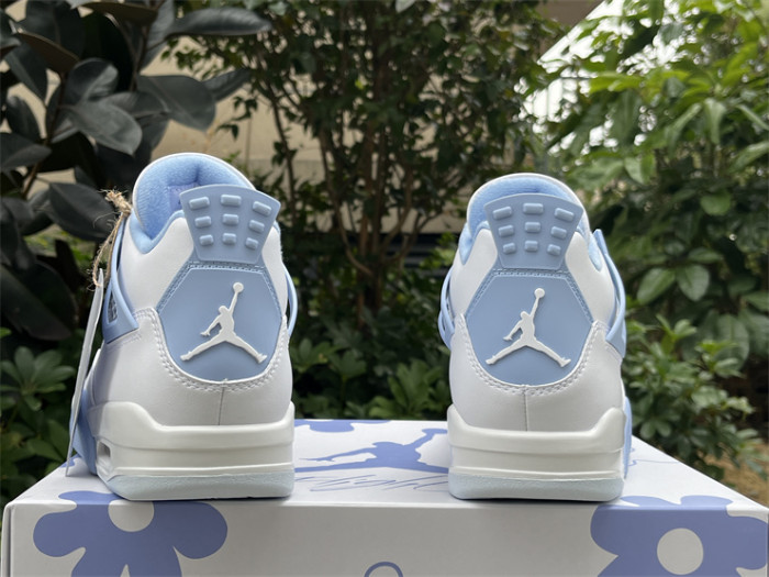 Authentic  Air Jordan 4“ALUMINUM”    Women