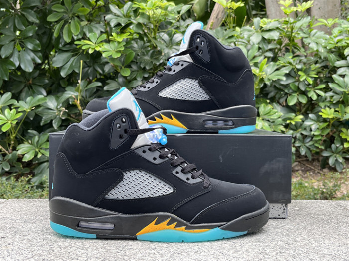 Authentic Air Jordan 5 Aqua