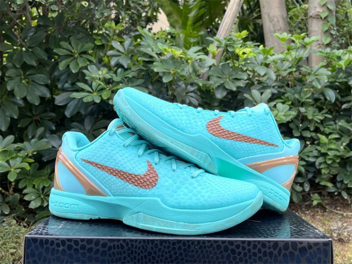 Authentic Jalen Brunson's Nike Kobe 6  Statue of Liberty  PE