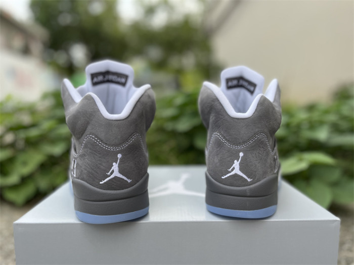 Authentic Air Jordan 5 Wolf Grey