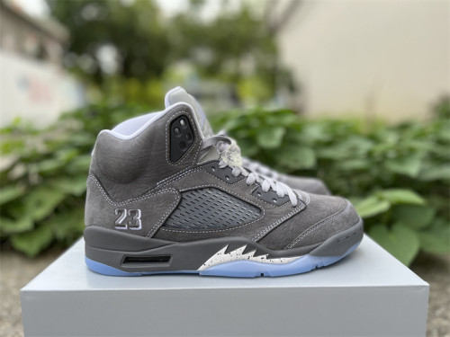 Authentic Air Jordan 5 Wolf Grey