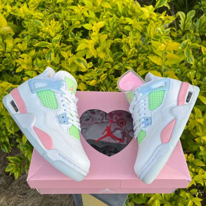 Authentic  Air Jordan 4 Retro Valentine's Day 2026