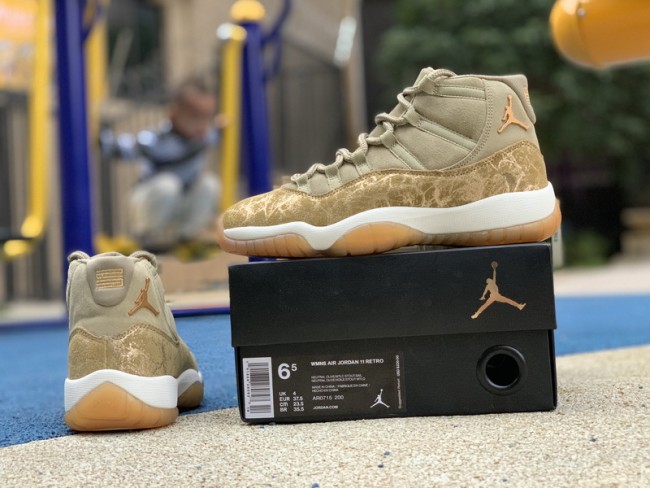 Authentic Air Jordan 11 “Neutral Olive” WMNS