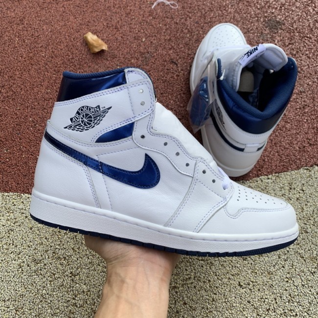 Authentic Air Jordan 1 Retro OG “Metallic Navy”