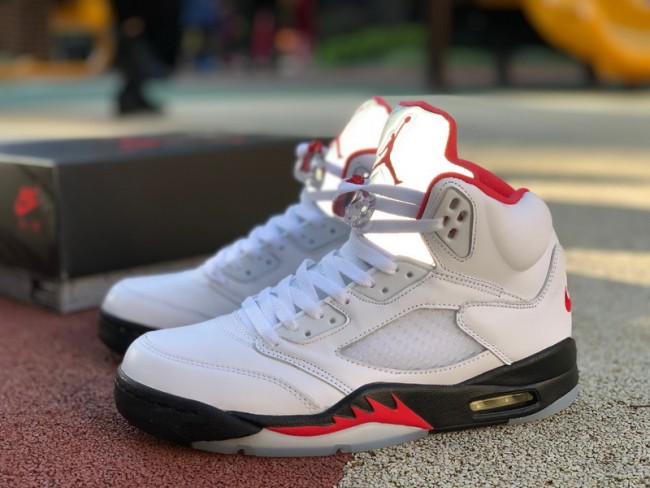 Authentic Air Jordan 5 “Fire Red”