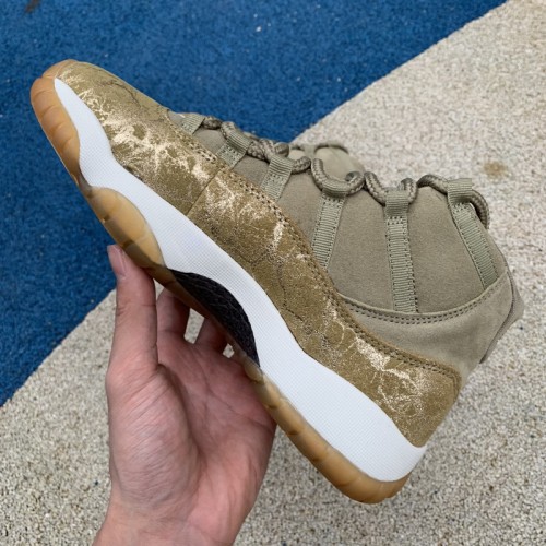 Authentic Air Jordan 11 “Neutral Olive” WMNS