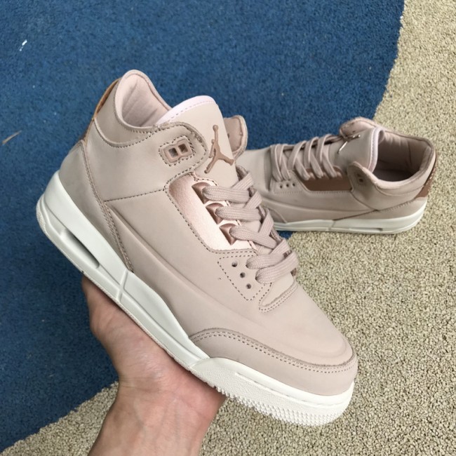 Authentic Air Jordan 3 “Rose Gold” WMNS