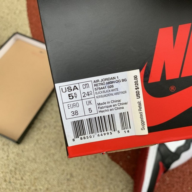Authentic Air Jordan 1 High OG Top 3 GS