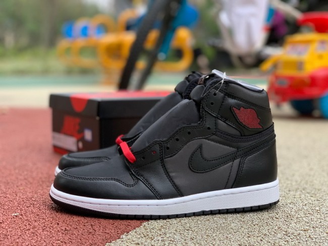 Authentic Air Jordan 1 Retro “Black Satin”