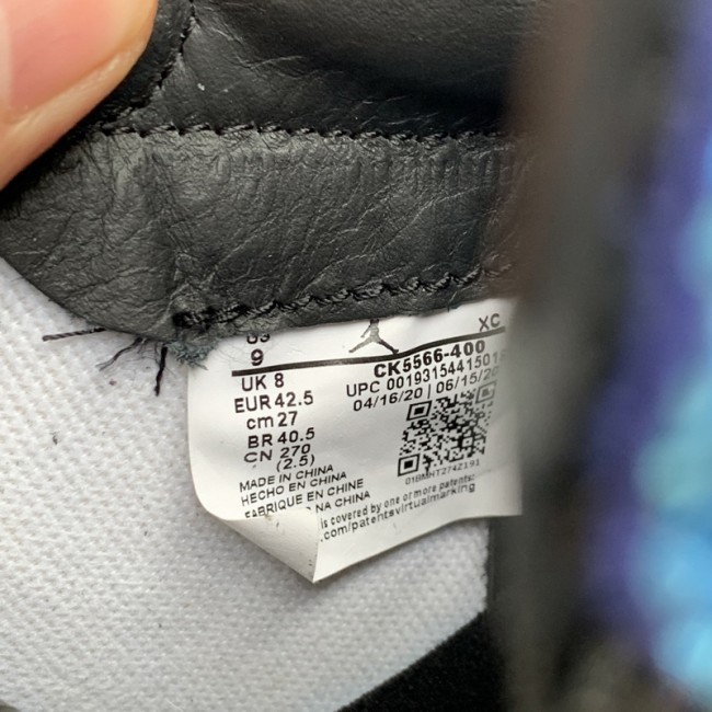 Authentic North Pole Chicago Air Jordan 1 Retro Blue