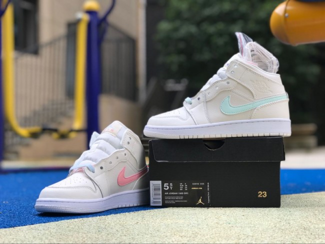 Authentic Air Jordan 1 GS Ret High SOH Beige