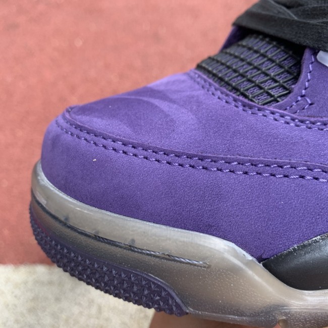 Authentic Travis Scott x Air Jordan 4 Purple