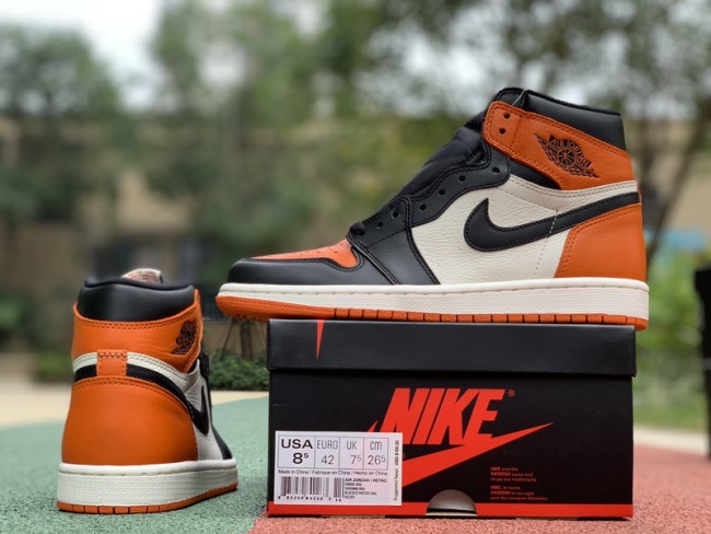 Authentic Air Jordan 1 Retro Shattered Backboard
