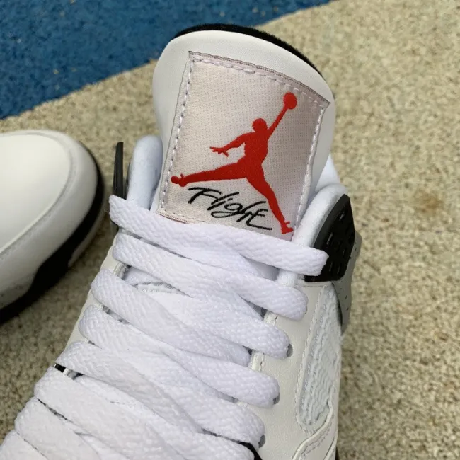 Authentic Air Jordan 4 “White Cement”