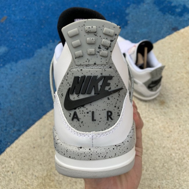 Authentic Air Jordan 4 “White Cement”