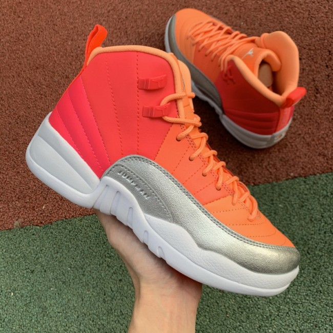 Authentic Air Jordan 12 GS “Hot Punch”