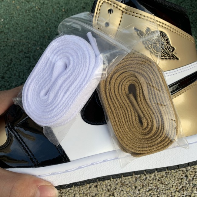 Authentic Air Jordan 1 Retro Gold Toe
