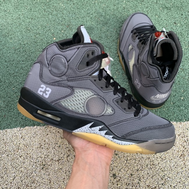Authentic OFF-WHITE x Air Jordan 5