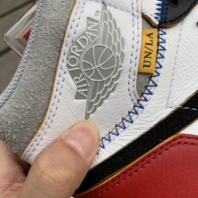 Authentic Union x Air Jordan 1 Retro High OG NRG White Red