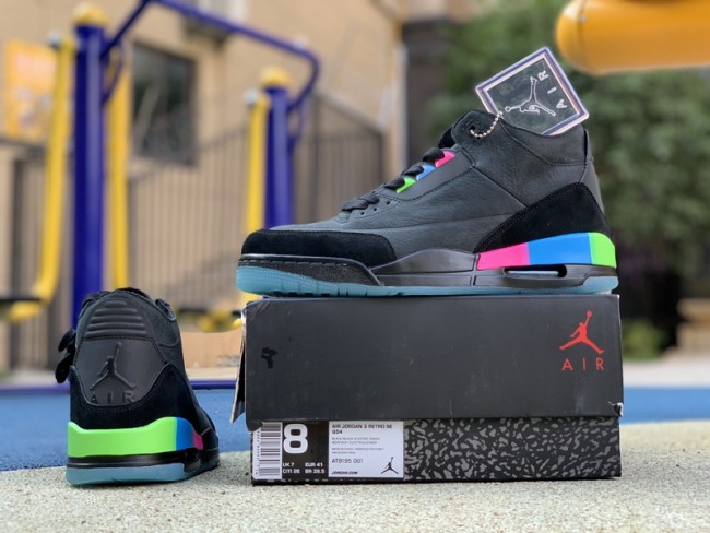 Authentic Air Jordan 3 Retro SE Quai 54