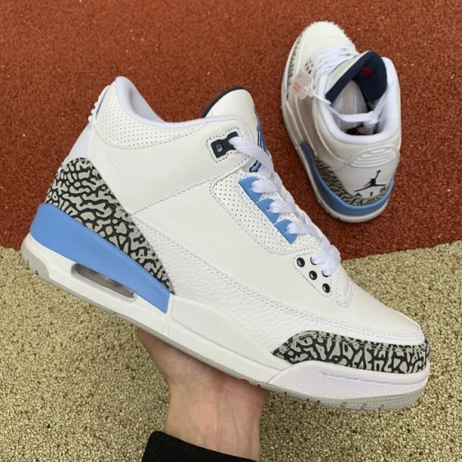 Authentic Air Jordan 3 Retro “UNC” 2020