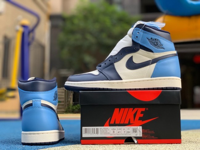 Authentic Air Jordan 1 Retro “Obsidian”