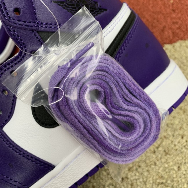 Air Jordan 1 Court Purple White GS