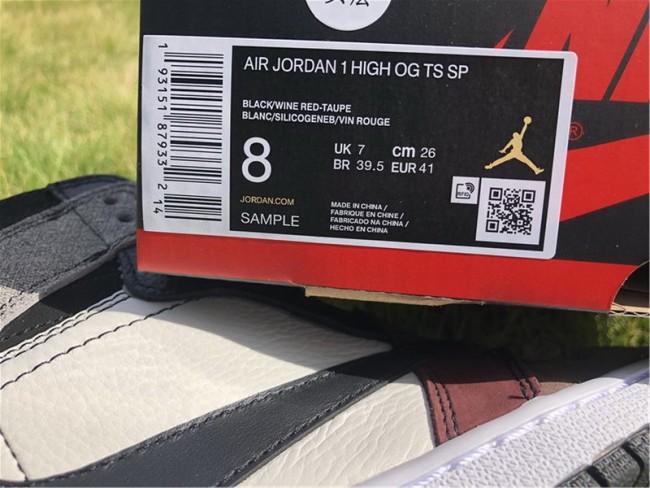 Authentic Travis Scott x Air Jordan 1 Retro New Color