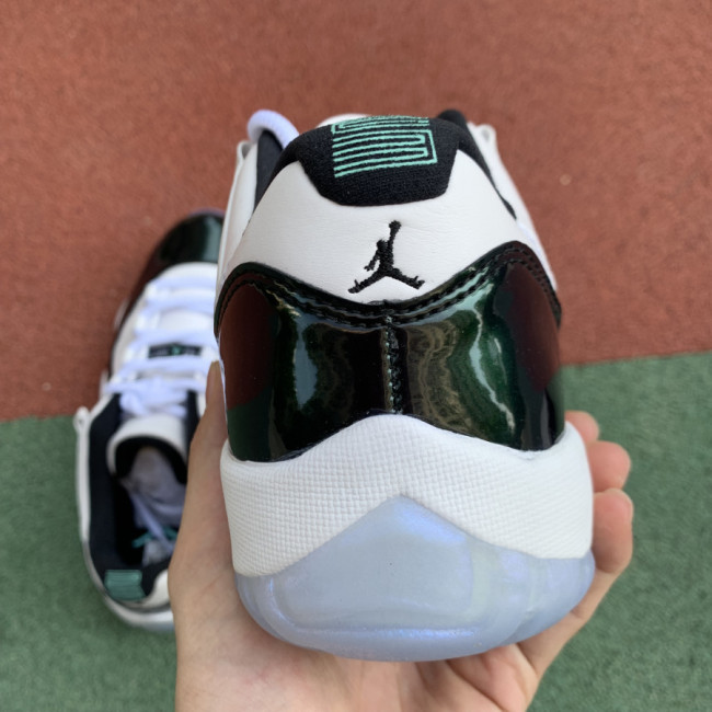 Authentic Air Jordan 11 Retro Low Emerald