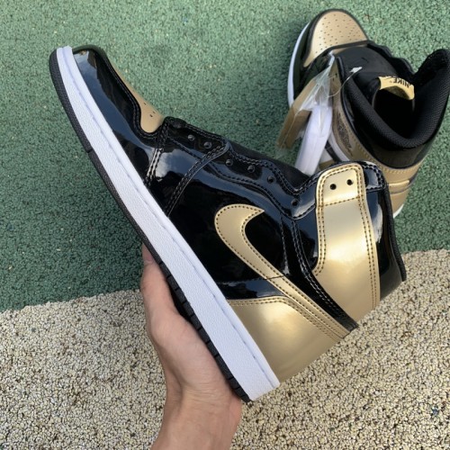 Authentic Air Jordan 1 Retro Gold Toe