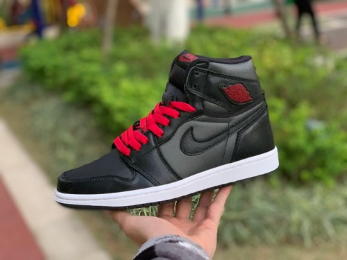 Authentic Air Jordan 1 “Black Satin” GS