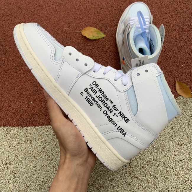 Authentic Off White x Air Jordan 1 Retro White
